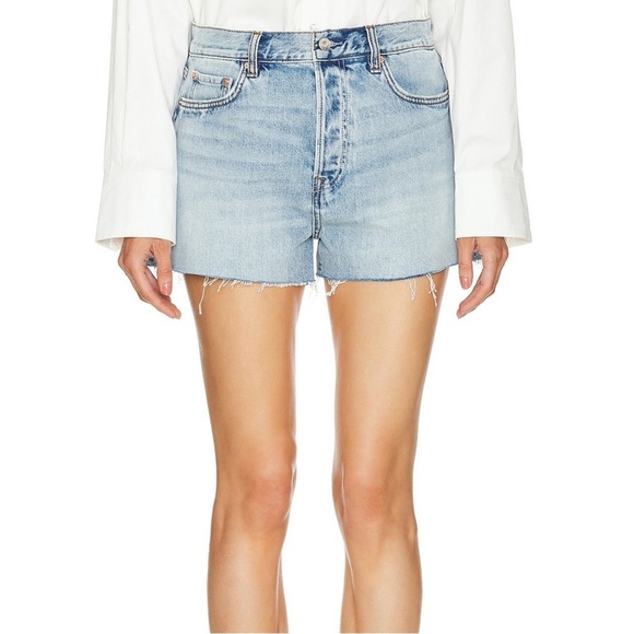 NEW GRLFRND Charlie Low Rise Baggy Cut Off Short in Fairfax North {$165} Sz 27 - Picture 6 of 14